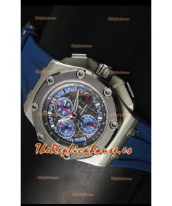 Audemars Piguet Royal Oak Offshore Relo Michael Schumacher en Titanio Color Azul - Última 1:1 Movimiento 3126