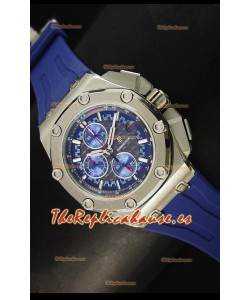 Audemars Piguet Royal Oak Offshore Michael Schumacher Reloj en color Azul con Movimiento de Cuarzo