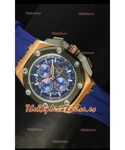 Audemars Piguet Royal Oak Offshore Michael Schumacher Reloj en Oro Rosado con Bisel de Cerámica