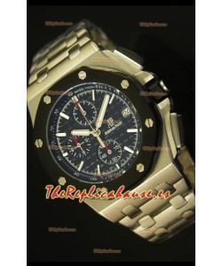 Audemars Piguet Royal Oak Offshore Reloj con Dial Negro - Caja de Acero