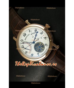 Breguet Retrograde Japanese Automatic con día/fecha y turbillón 