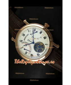 Breguet Retrograde Japanese Automatic con día/fecha y turbillón 