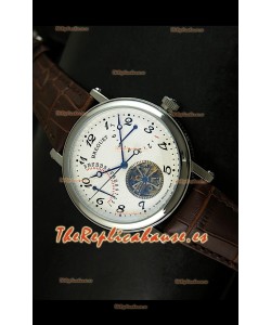 Breguet Retrograde Japanese Automatic con día/fecha y turbillón 