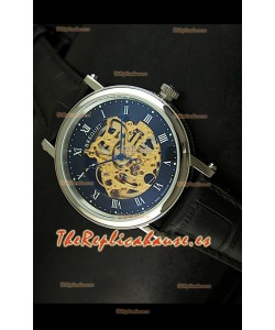 Breguet Retrograde Japanese Automatic con esfera de esqueletos dorados 