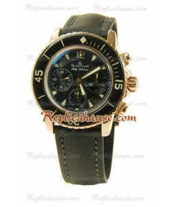Blancpain Fifty Fathoms Flyback Cronógrafo Reloj Suizo de imitación