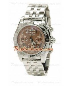 Breitling Cronógrafo Cronómetro Reloj Suizo de imitación