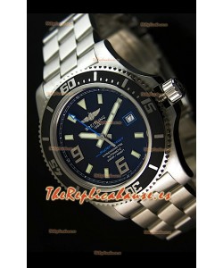 Breitling SuperOcean Abyss Réplica Suiza – REPLICA ESPEJO – 44 mm con marcadores azules 