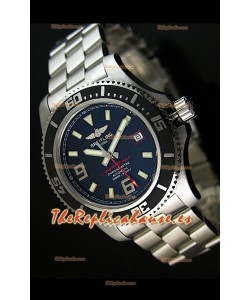 Breitling SuperOcean Abyss Réplica Suiza – REPLICA ESPEJO – 44 mm con marcadores rojos 