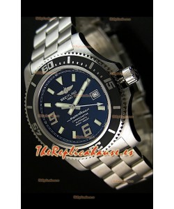 Breitling SuperOcean Abyss Réplica Suiza – REPLICA ESPEJO – 44 mm con marcadores blancos 