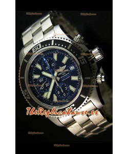 Breitling SuperOcean Abyss Réplica Suiza – REPLICA ESPEJO – 44 mm con marcadores azules 