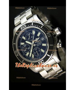 Breitling SuperOcean Abyss Réplica Suiza – REPLICA ESPEJO – 44 mm con marcadores blancos 