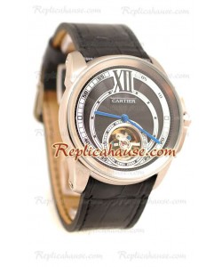 Calibre de Cartier Flying Tourbillon Reloj Réplica