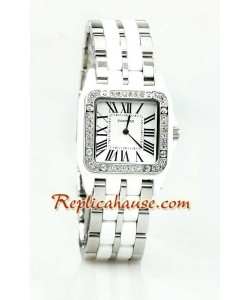 Cartier Demosille Tamaño Medio Reloj Réplica