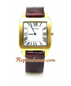 Cartier Dumont Leather Reloj Réplica