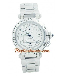 Cartier De Pasha Bateria de Reserva Reloj Réplica