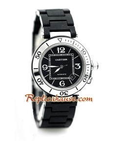 Cartier De Pasha Seatimer Reloj Suizo de imitación