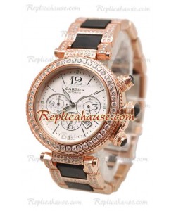 Cartier Pasha Seatimer Diamonds Reloj Réplica Suizo
