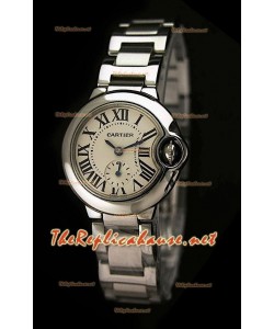 Ballon De Cartier Reloj para Señoras de Acero Inoxidable