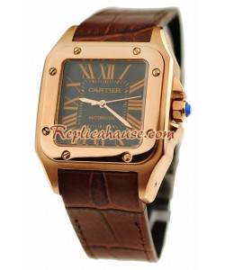 Cartier Santos 100 Reloj Suizo de imitación