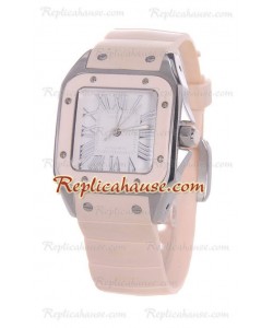 Cartier Santos 100 Reloj Suizo de imitación Dama