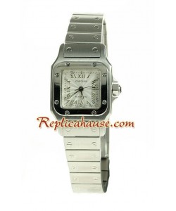 Cartier Santos Reloj para Dama Suizo de imitación