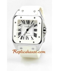 Cartier Santos 100 Reloj Suizo de imitación