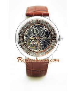 Cartier Suizo Skeleton Reloj Réplica