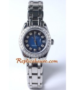 Rolex Réplica Datejust - Silver - Dama -