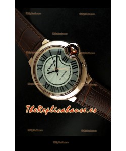 Balon De Cartier Roadster Réplica Suiza en Oro Rosado – 1:1 Réplica Espejo 