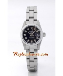 Rolex Réplica Datejust - Silver- Dama -