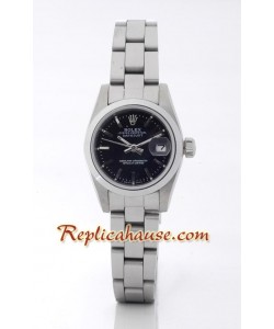 Rolex Réplica Datejust - Silver- Dama -