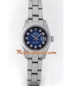 Rolex Réplica Datejust - Silver- Dama -