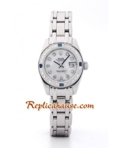 Rolex Réplica Datejust - Silver- Dama -