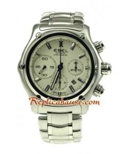 Ebel Suizo 1911 BTR Cronógrafo Reloj Réplica