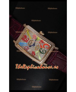 Franck Muller Master of Complications Long Island Ladies Relok en Oro Rosado