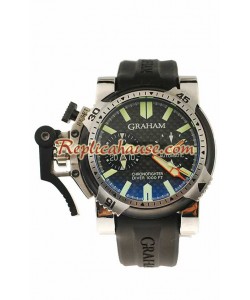 Graham Chronofighter Overtamaño Diver Reloj Réplica