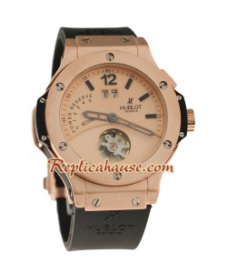 Hublot Big Bang Big Fecha Bateria de Reserva Tourbillon Reloj