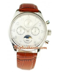 IWC Portuguese Perpetual Calyer Reloj Suizo de imitación