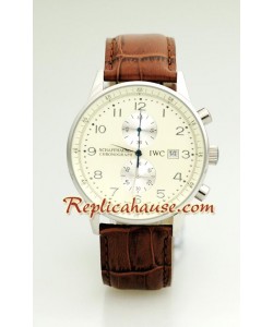IWC Portuguese Cronógrafo Reloj Réplica