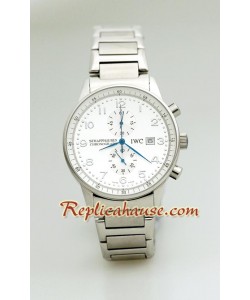 IWC Portuguese Cronógrafo Reloj Réplica
