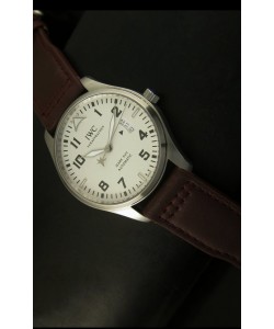IWC Mark XVII Reloj Suizo de Acero Inoxidable Solido con Dial Blanco