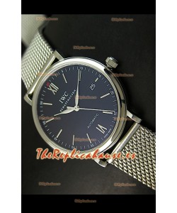 IWC Schaffhausen Réplica suiza en Malla de Acero