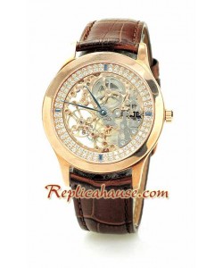 Jaeger LeCoultre Skeleton Reloj Suizo de imitación