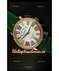 Franck Muller Master of Complications Liberty, Reloj Japonés, correa verde