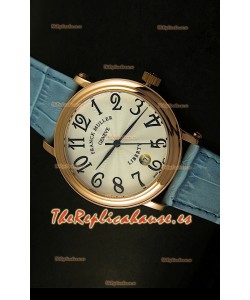 Franck Muller Master of Complications Liberty, Reloj Japonés, correa azul