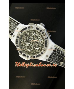 Hublot Big Bang Edición Snow Leopard MARIA HOFL -RIESCH, Reloj de 34MM