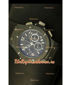 Hublot Big Bang Black, Reloj con caja de Cerámica Negra, con Movimiento de Cuarzo