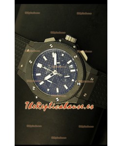 Hublot Big Bang Black, Reloj con caja de Cerámica Negra, con Movimiento de Cuarzo
