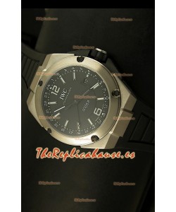 IWC Ingenieur Reloj Réplica Suiza en Titanio Completo, Dial Negro