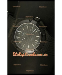 IWC Ingenieur Reloj Réplia Suiza caja de Carbono, Dial de Carbono